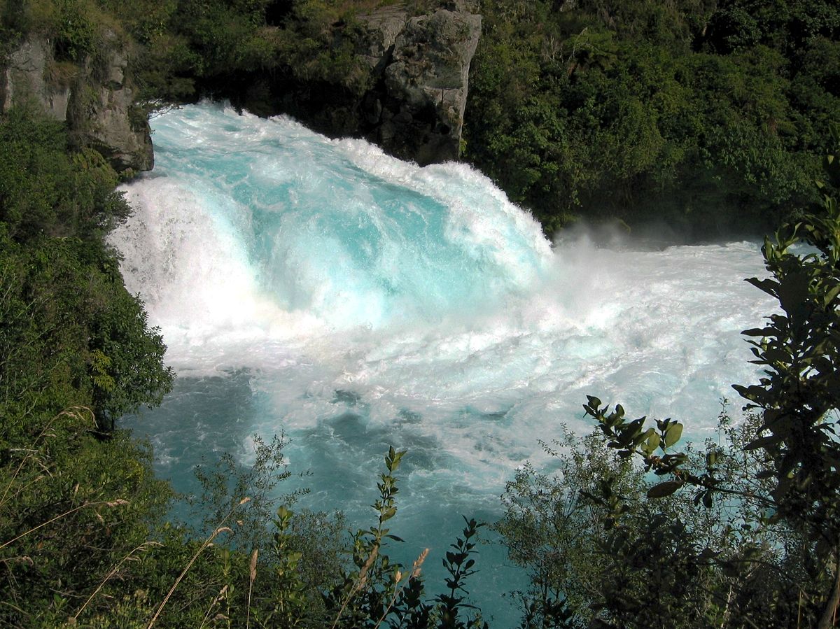 陶波胡卡瀑布｜Huka Falls